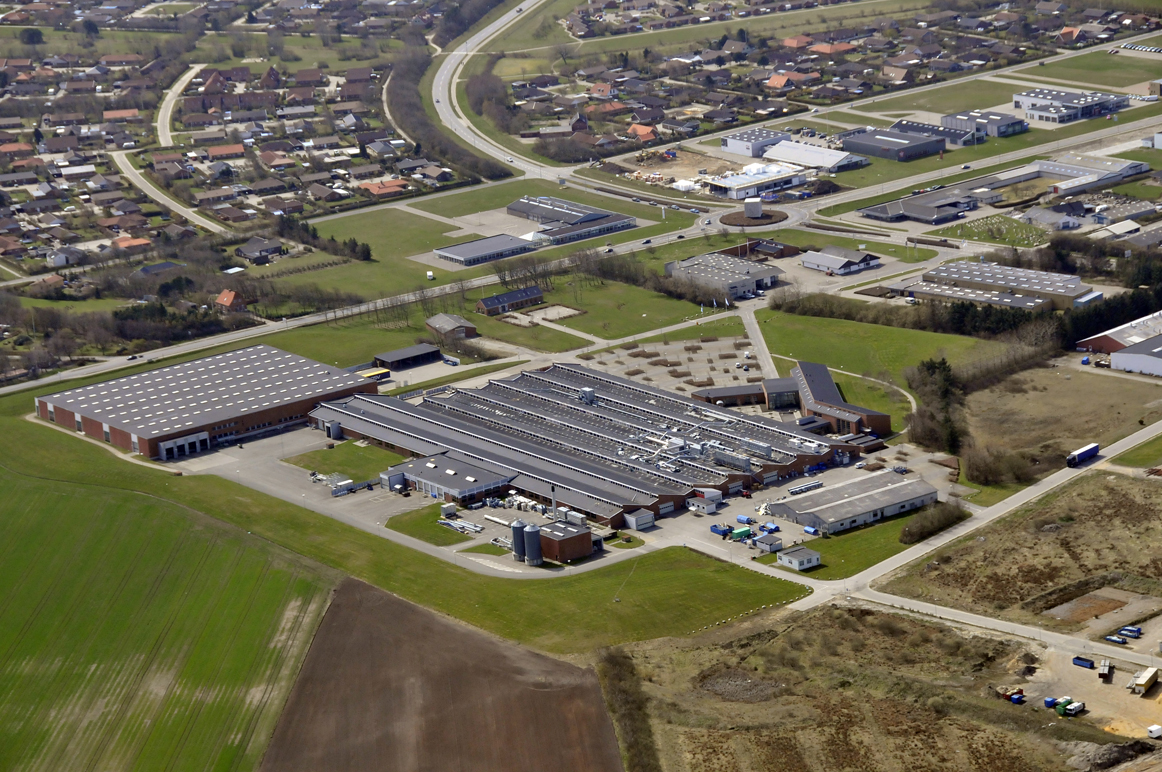 Overview over ErhvervsParken i Ringkøbing